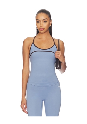 FORM Scoop Contrast Cami Top in Blue. Size L. Also in M, S, XS.