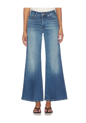 Good American Soft Tech High Palazzo Ankle Jeans in Blue. Size 0. Also in 00, 10, 12, 14, 16, 18, 2, 20, 4, 6, 8.