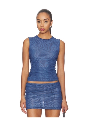 Ksubi Rumor Top in Blue. Size L. Also in XS, S, M.