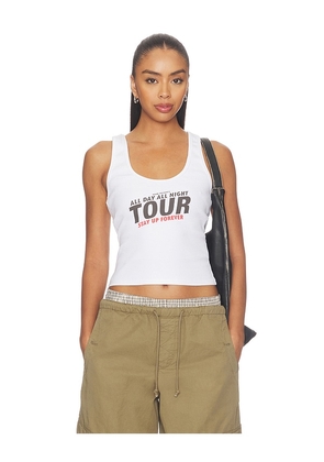 Ksubi Pseudo Tank Top in White. Size L. Also in XS, S, M.