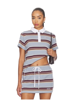 Ksubi Sott Shrunken Polo in Multi. Size L. Also in XS, S, M.
