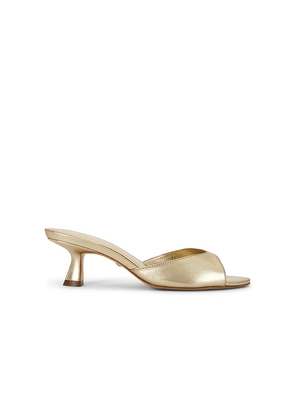 RAYE Magde Sandal in Metallic Gold. Size 10. Also in 5.5, 6, 6.5, 7, 7.5, 8, 8.5, 9, 9.5.