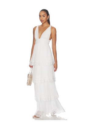Sabina Musayev Luna Dress in White. Size L. Also in M, S, XL, XS.