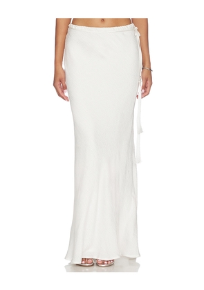 Sabina Musayev Fiona Skirt in White. Size L. Also in XS, S, M, XL.