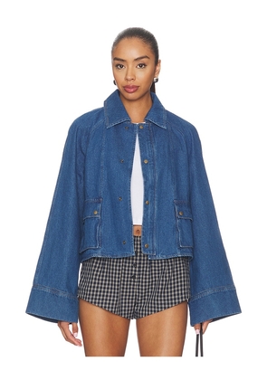 Tularosa Oaklynn Jacket in Blue. Size L. Also in XXS, XS, S, M, XL.