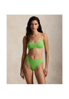 High-Leg Scoop Bikini Bottom