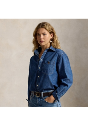 The Big Cotton Denim Shirt