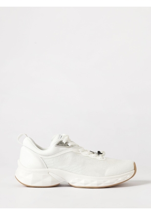 JIMMY CHOO Diamond Run F Stretch Knit and Leather Sneakers