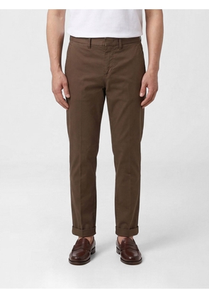 FAY Slim Fit Stretch Cotton Trousers