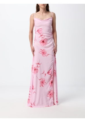 MAR DE MARGARITAS Printed Viscose Long Dress