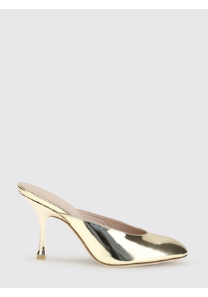 STUART WEITZMAN Madison Laminated Patent Leather Mules