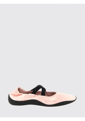 BALENCIAGA Shibuya Bicolour Polyester Mary Jane Flats with Logo