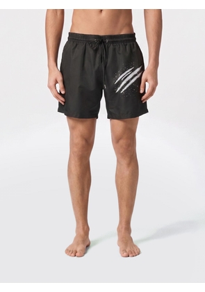 Plein Sport Printed Technical Fabric Swim Trunks
