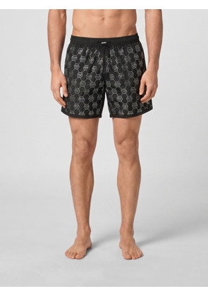 PHILIPP PLEIN Rhinestone Polyester Swimsuit