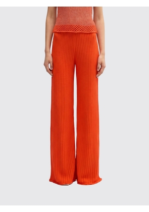 MACCAPANI Bouncy Palazzo Cotton Trousers