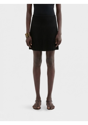 MACCAPANI Pleated Cotton Skirt