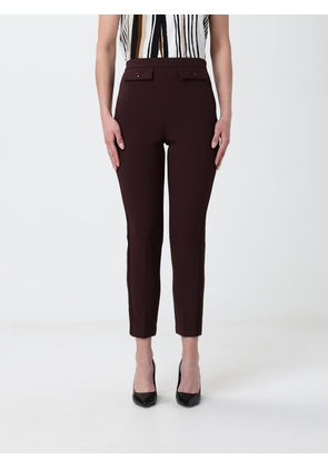 ELISABETTA FRANCHI Stretch Crêpe Slim Fit Trousers