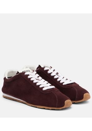 Miu Miu Plume suede sneakers