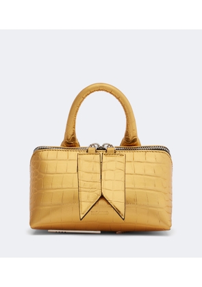 The Attico Friday Mini croc-effect leather top-handle bag