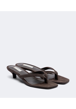 Toteme Suede thong sandals
