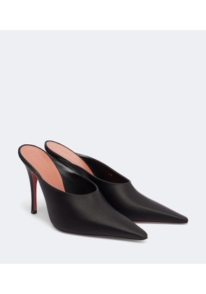 Amina Muaddi Felicia satin mules