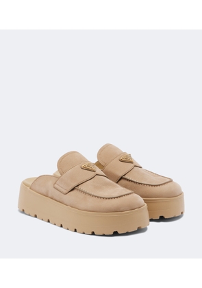 Prada Suede mules