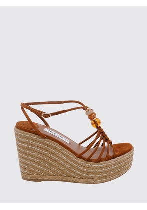 JIMMY CHOO Wedge Shoes Woman color Brown