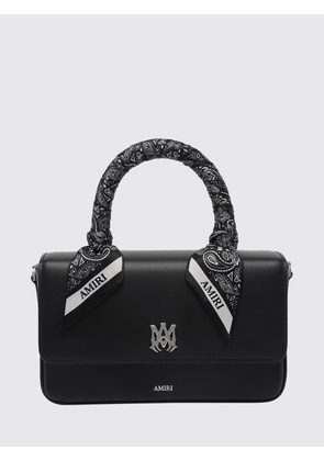 AMIRI Mini Monogram Leather Handbag with Detachable Strap