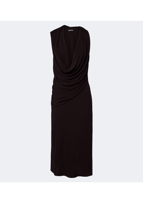 Tom Ford Crepe jersey midi dress