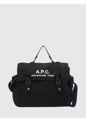A. P.C. Récupération Cotton Travel Bag with Printed Logo and Removable Strap