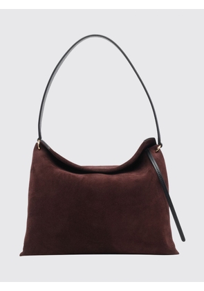 WANDLER Penelope Small Calf Leather Shoulder Bag with Flap Closure