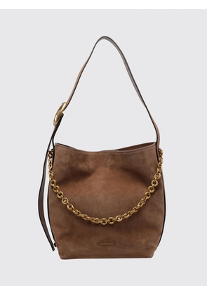 Michael Kors Large Nolita Shoulder Bag in Leather and Suede with Metallic Details