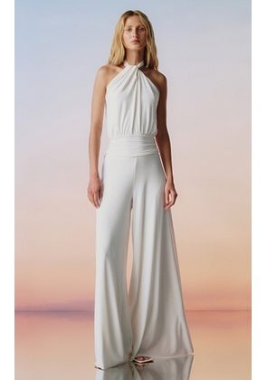Andres Otalora Sabor Marula Halter Wide-Leg Jumpsuit - Moda Operandi