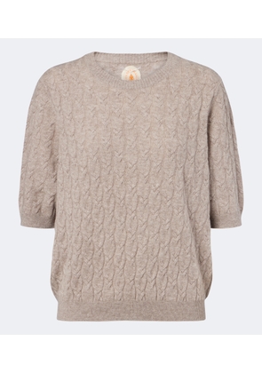 Jardin des Orangers Cable knit cashmere sweater
