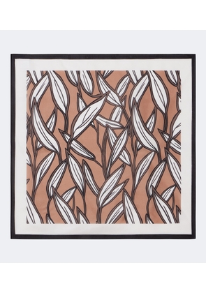 Brunello Cucinelli Printed silk twill scarf