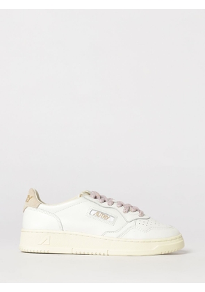 AUTRY Medalist Low Bicolor Leather Sneakers with Perforated Toe