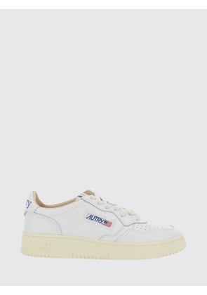 AUTRY Medalist Low Trainers in Smooth Calfskin with Contrast Details