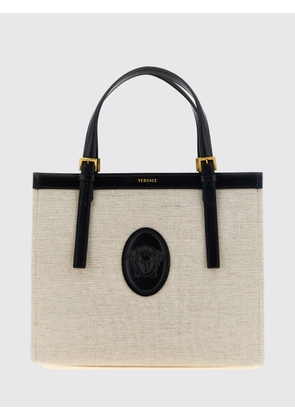 VERSACE Tote Bag Woman color Beige