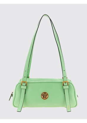 VERSACE Emblème Small Leather Shoulder Bag with Medusa Logo