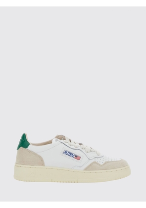 AUTRY Medalist Low Bicolor Leather Sneakers with Perforated Toe