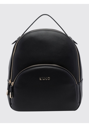 LIU JO Polyester Backpack with Metallic Logo and Adjustable Shoulder Straps