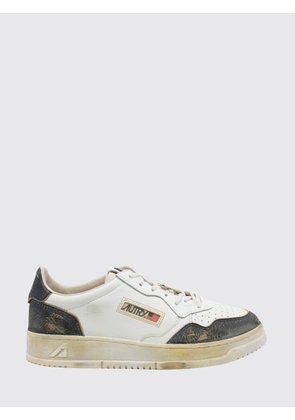 AUTRY Medalist Low Super Vintage Calfskin Sneakers with Worn Effect