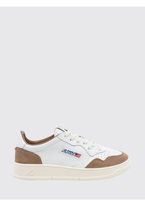 AUTRY Medalist Low Two-Tone Calfskin and Suede Trainers
