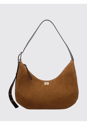 GANNI Recycled Polyester Hobo Bag with Adjustable Handle and Butterfly Logo