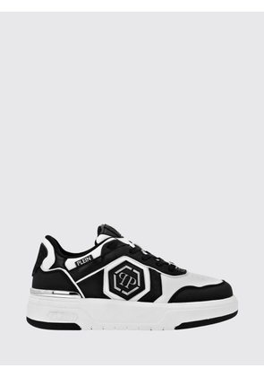PHILIPP PLEIN Leather and Mesh Sneakers