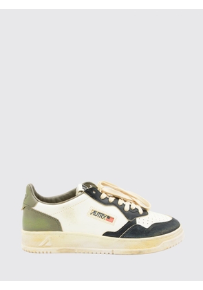 AUTRY Medalist Low Super Vintage Calfskin Sneakers with Worn Effect