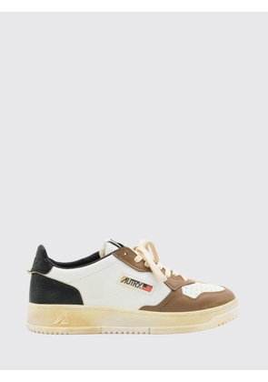 AUTRY Medalist Low Super Vintage Calfskin Sneakers with Worn Effect