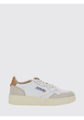 AUTRY Medalist Low Bicolor Leather Sneakers with Perforated Toe