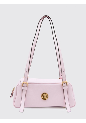 VERSACE Emblème Small Leather Shoulder Bag with Medusa Logo