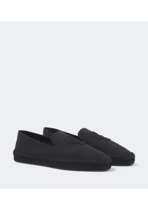 Christian Louboutin Emboroidered canvas espadrilles